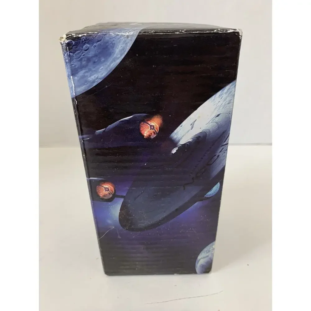 RARE Burger King STAR TREK GLASS (LOT of2) NEW - KIRK‎ in Box 2008 & SPOCK 2008